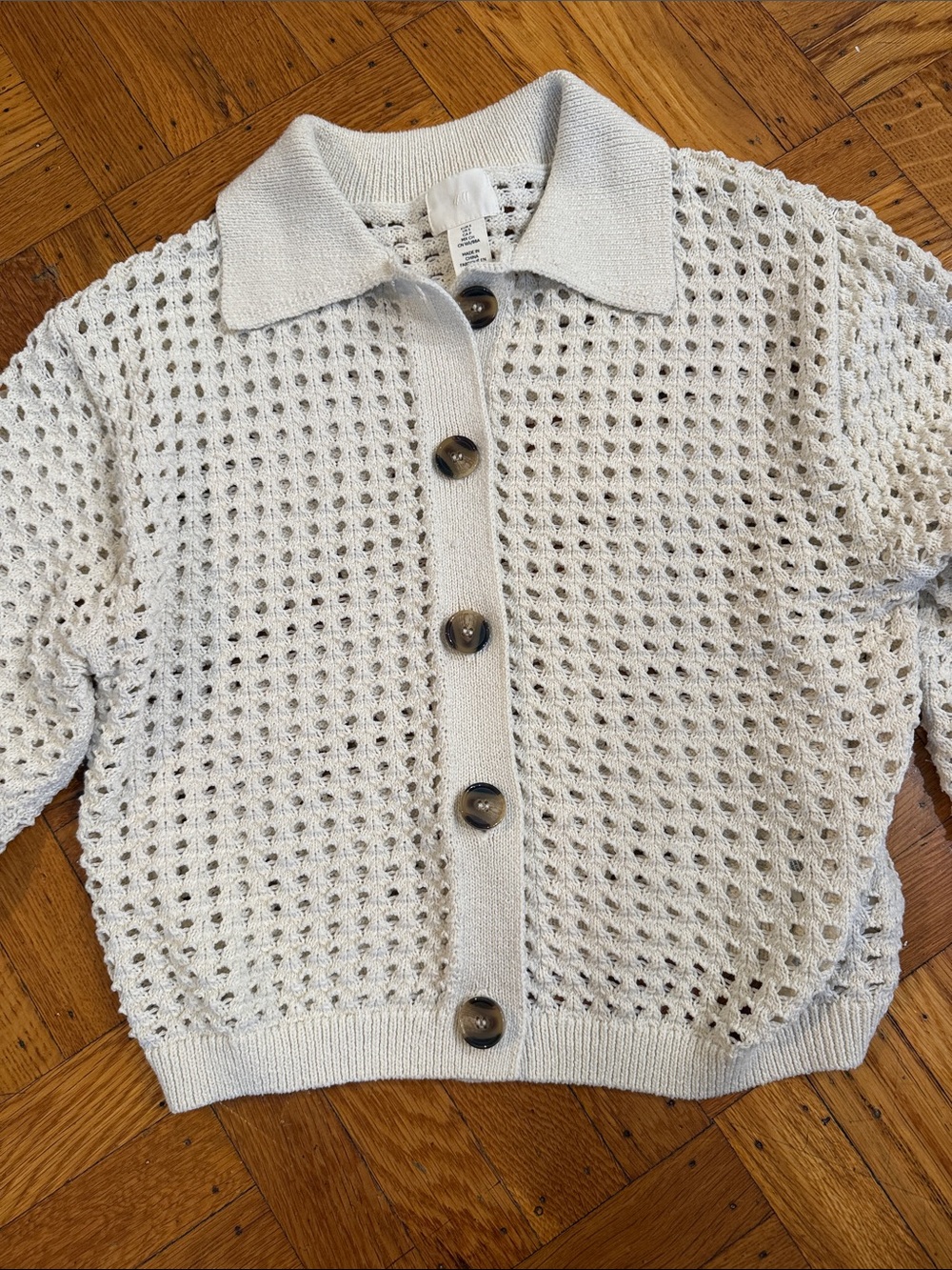 H&M White Collared Sweater - Picture 3 of 4